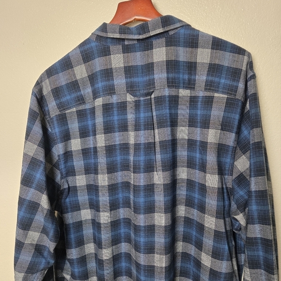 NWT TOMMY BAHAMA  Canyon Beach Flannel Cozy Check Men’s XXL Teal Bay Blue Color - Picture 8 of 16